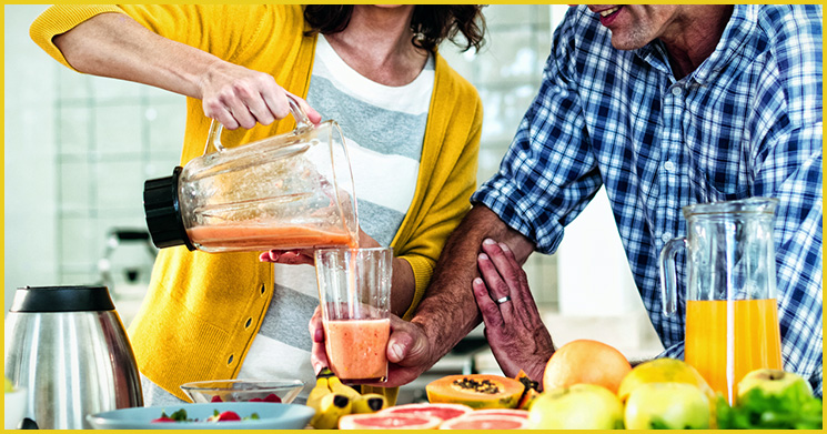 Eiweiß Smoothie Hochleistungsmixer