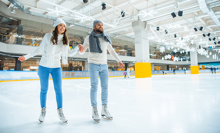 Wintersport-Eislaufen