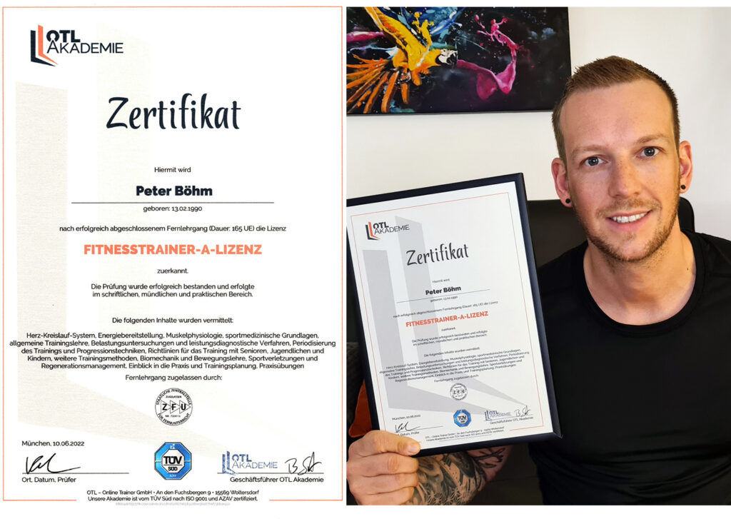 Peter Böhm Fitnesstrainer A-Lizenz